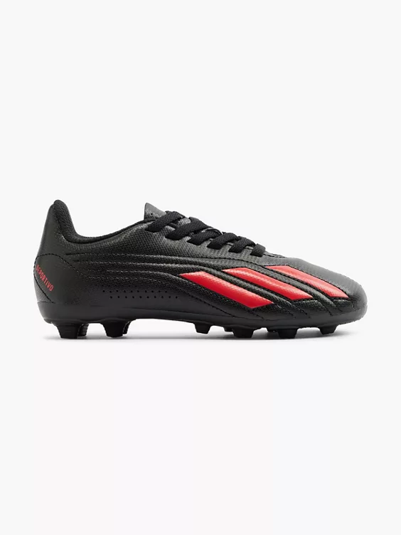 adidas  Adidas Black/Red Lace-up Football Boot