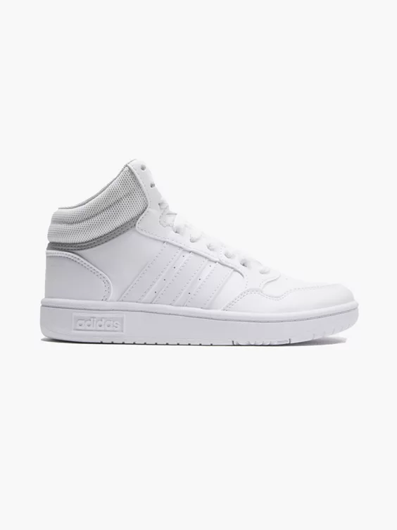 adidas  Adidas Junior White Hoops Mid 3.0 K Trainers