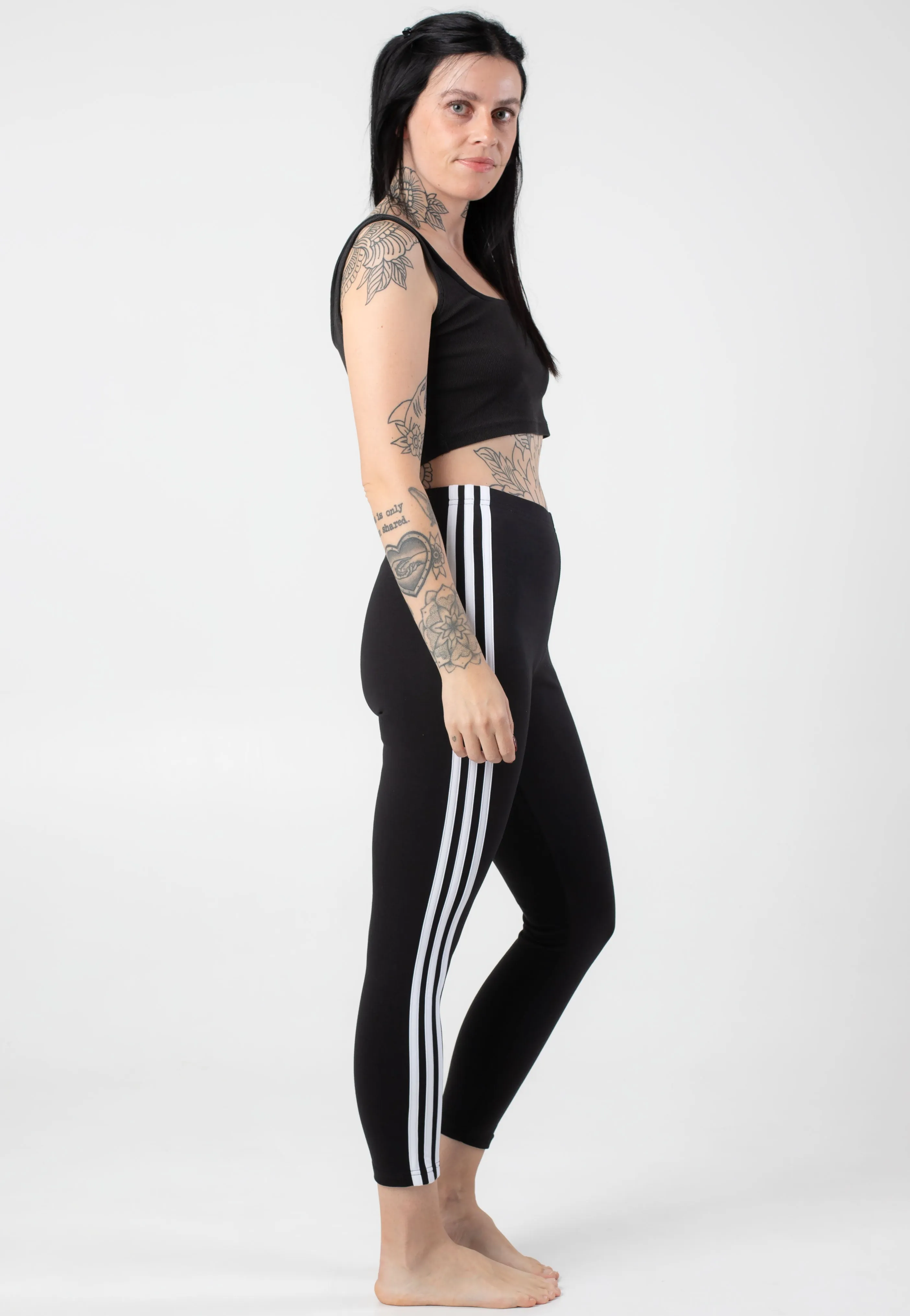 Adidas - W 3S Black/White - Leggings