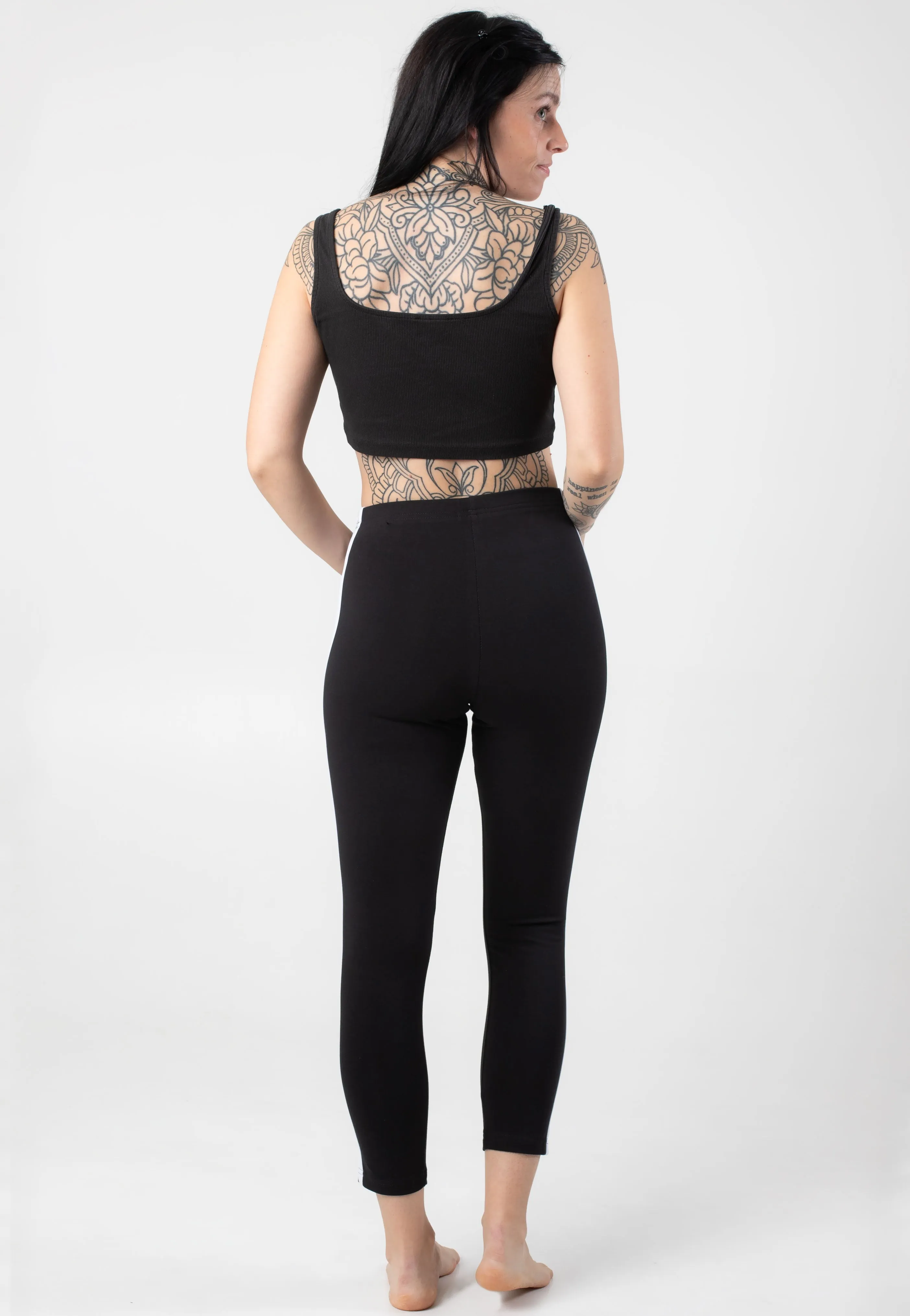 Adidas - W 3S Black/White - Leggings