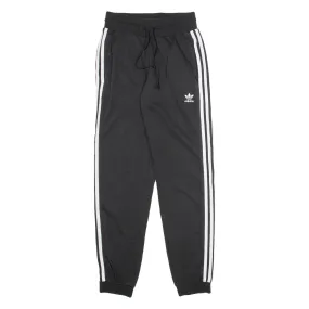 ADIDAS Womens Joggers Black Tapered UK 6 W26 L29