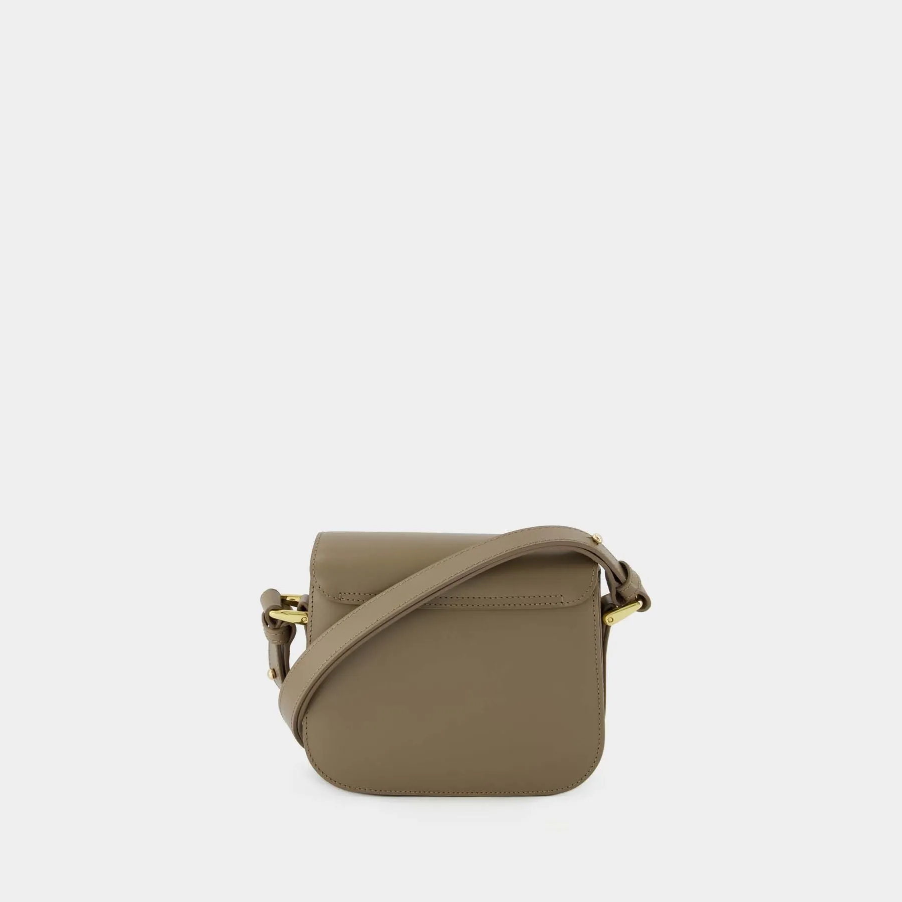 A.P.C.  Grace Mini Hobo Bag - A.P.C. - Greige - Leather