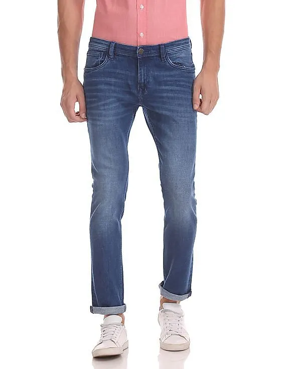 Arrow Sports James Slim Fit Stone Wash Jeans