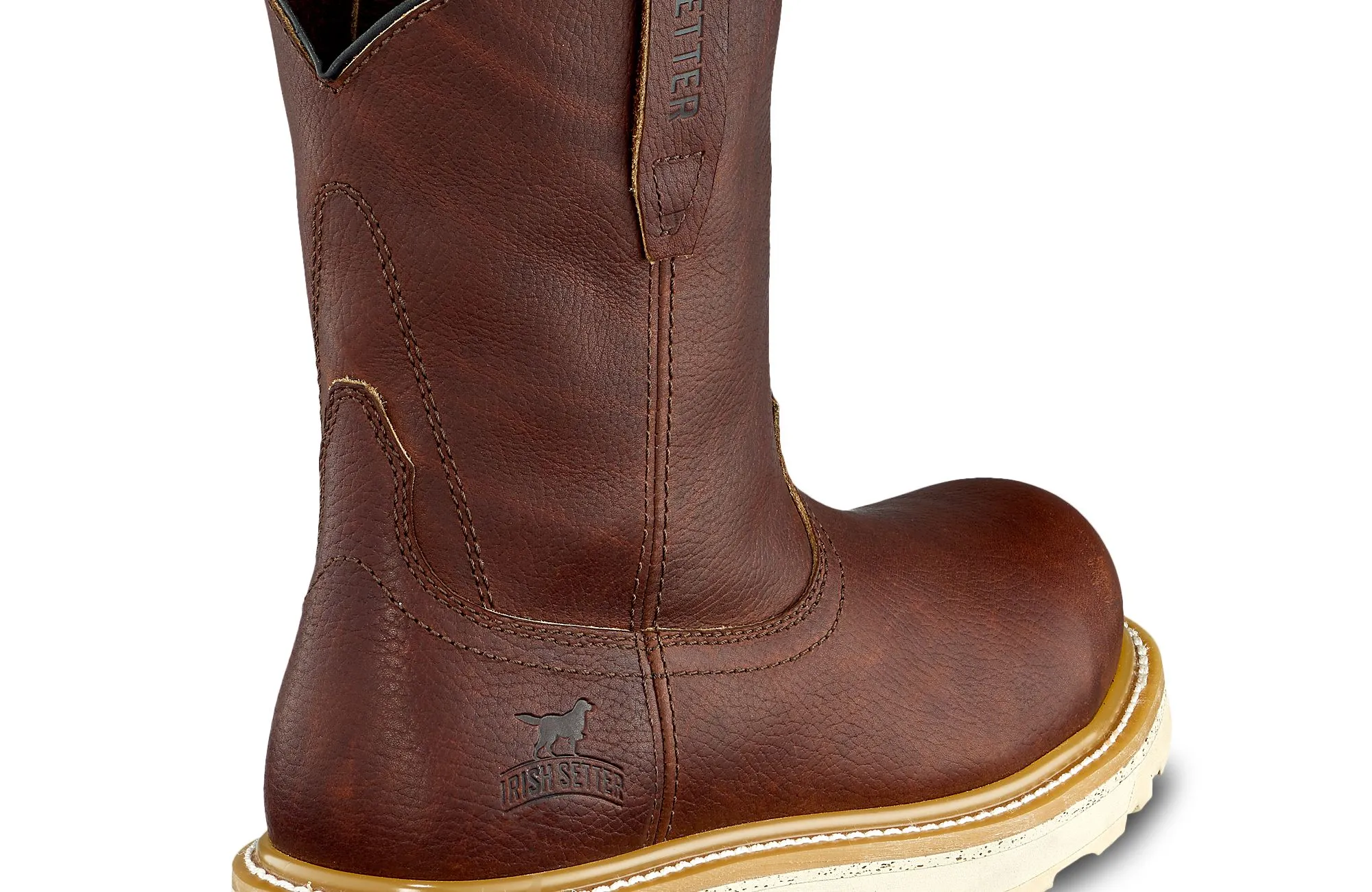 Ashby  Men's 9-inch Leather Safety Toe Pull-On Boot