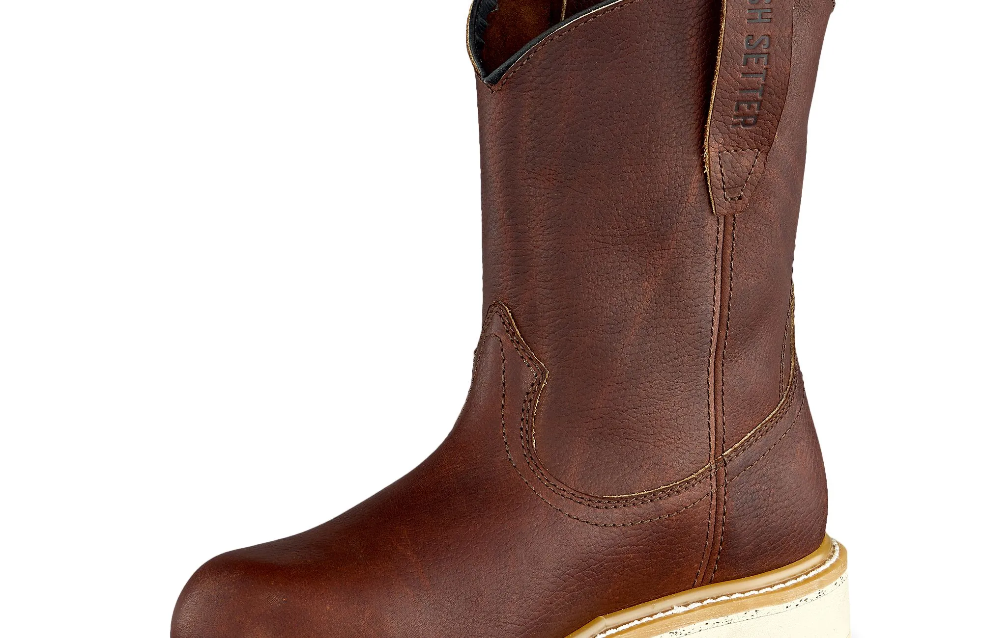 Ashby  Men's 9-inch Leather Safety Toe Pull-On Boot