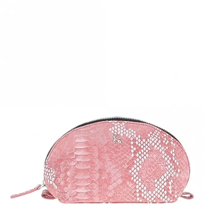 ASHWOOD Leather Make-Up Bag Pink : PHILIPPA