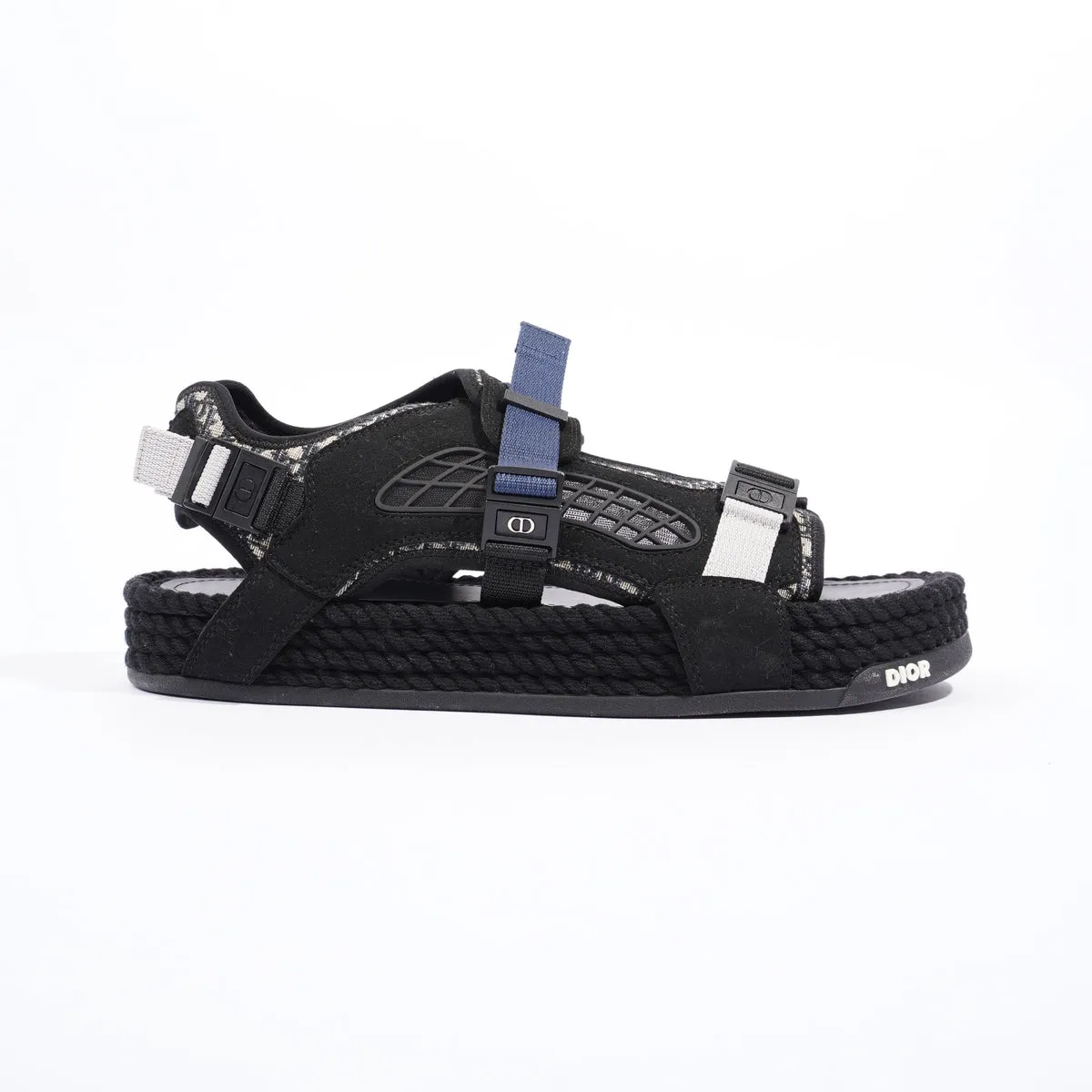 Atlas Sandals Black / Blue / Grey Canvas EU 43 UK 9