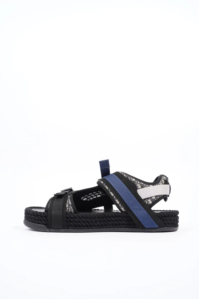 Atlas Sandals Black / Blue / Grey Canvas EU 43 UK 9