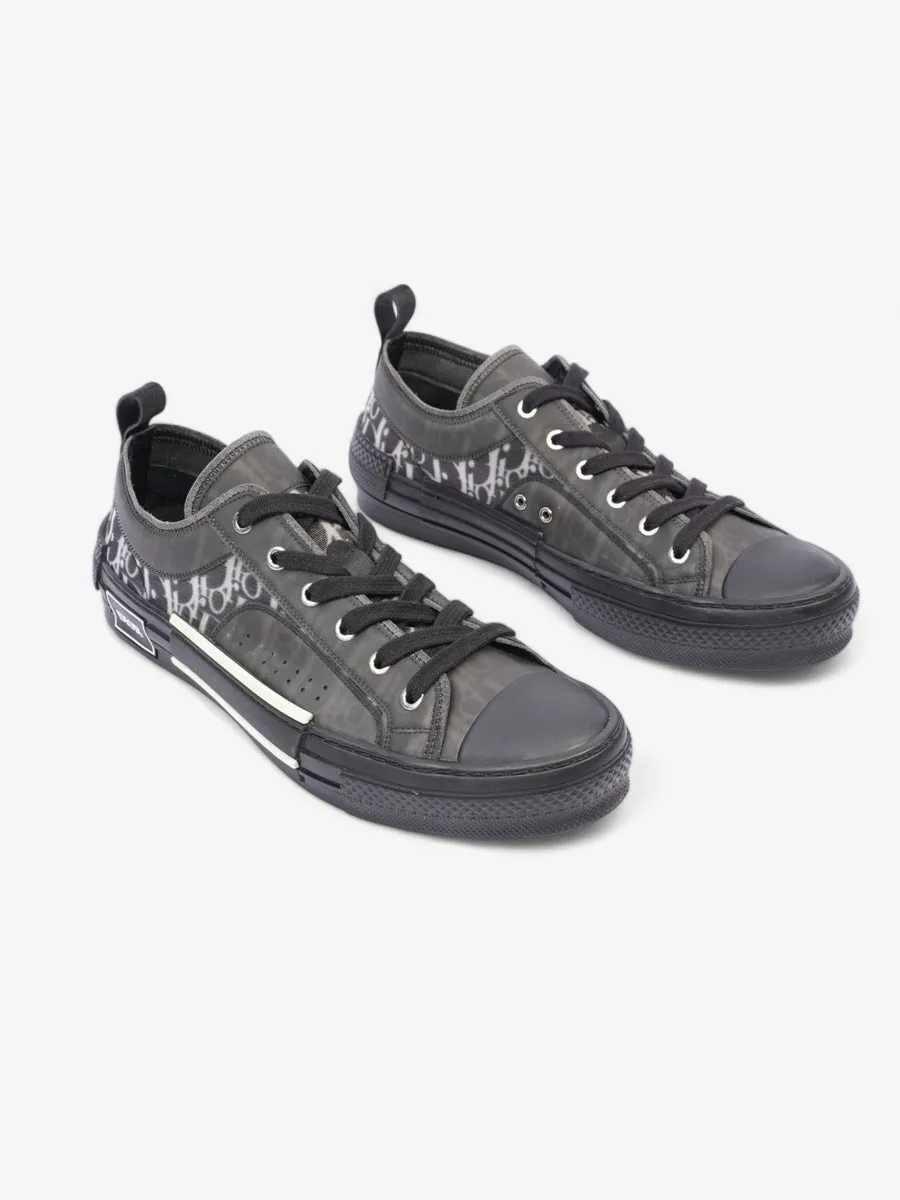 B23 Low Top Sneakers Black / Black Oblique / White Canvas EU 43 UK 9