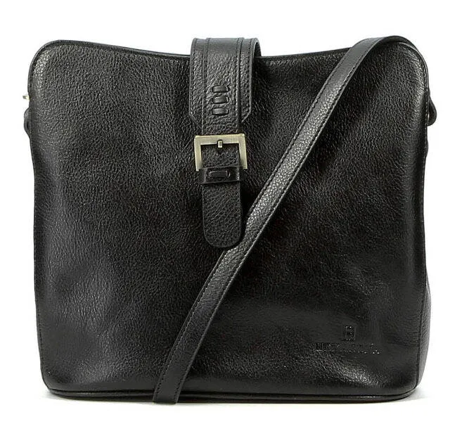 Bag carried by black cowhide leather 111960