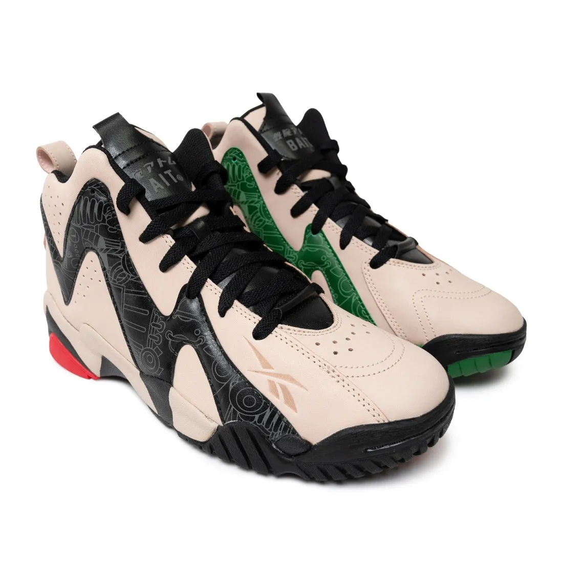 BAIT x Astro Boy x Reebok Men Hurikaze II (beige / soft ecru / core black / vector red)