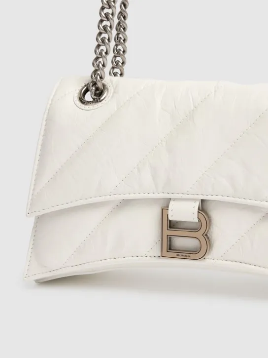 Balenciaga   Small Crush chain quilted leather bag 