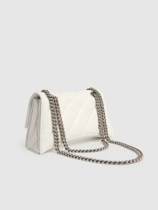 Balenciaga   Small Crush chain quilted leather bag 