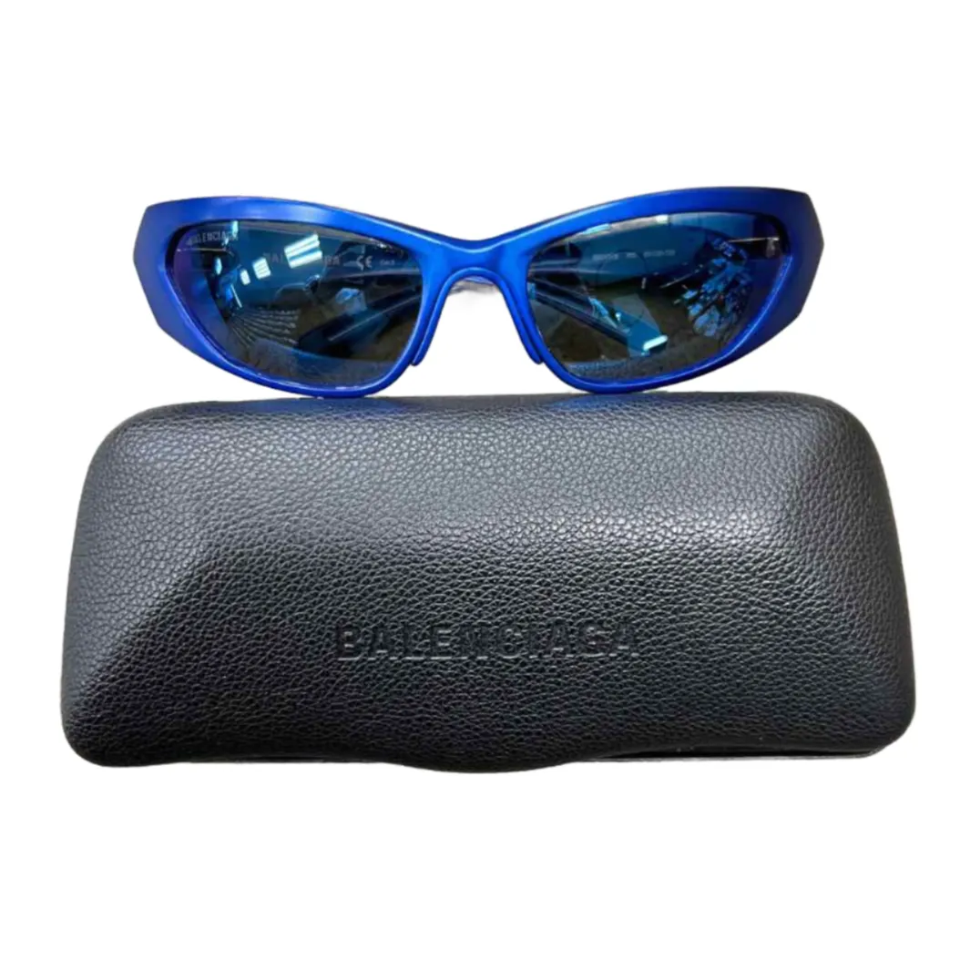 Balenciaga Sunglasses Used Blue