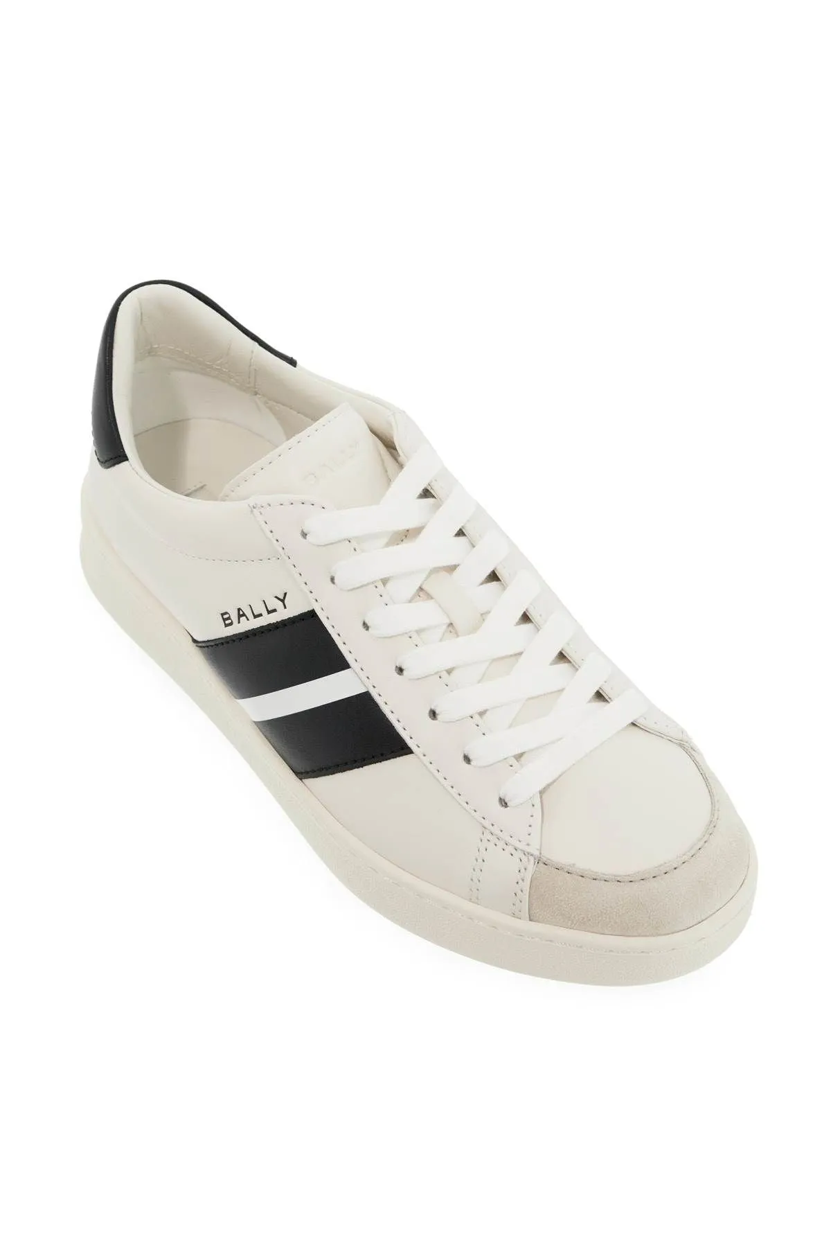 Bally    Bally Smooth Leather Thiago Sneakers In