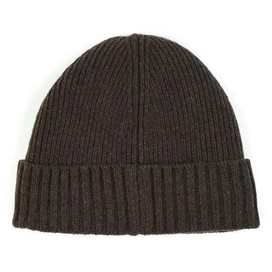 Barbour Carlton Beanie Mid Brown Hat