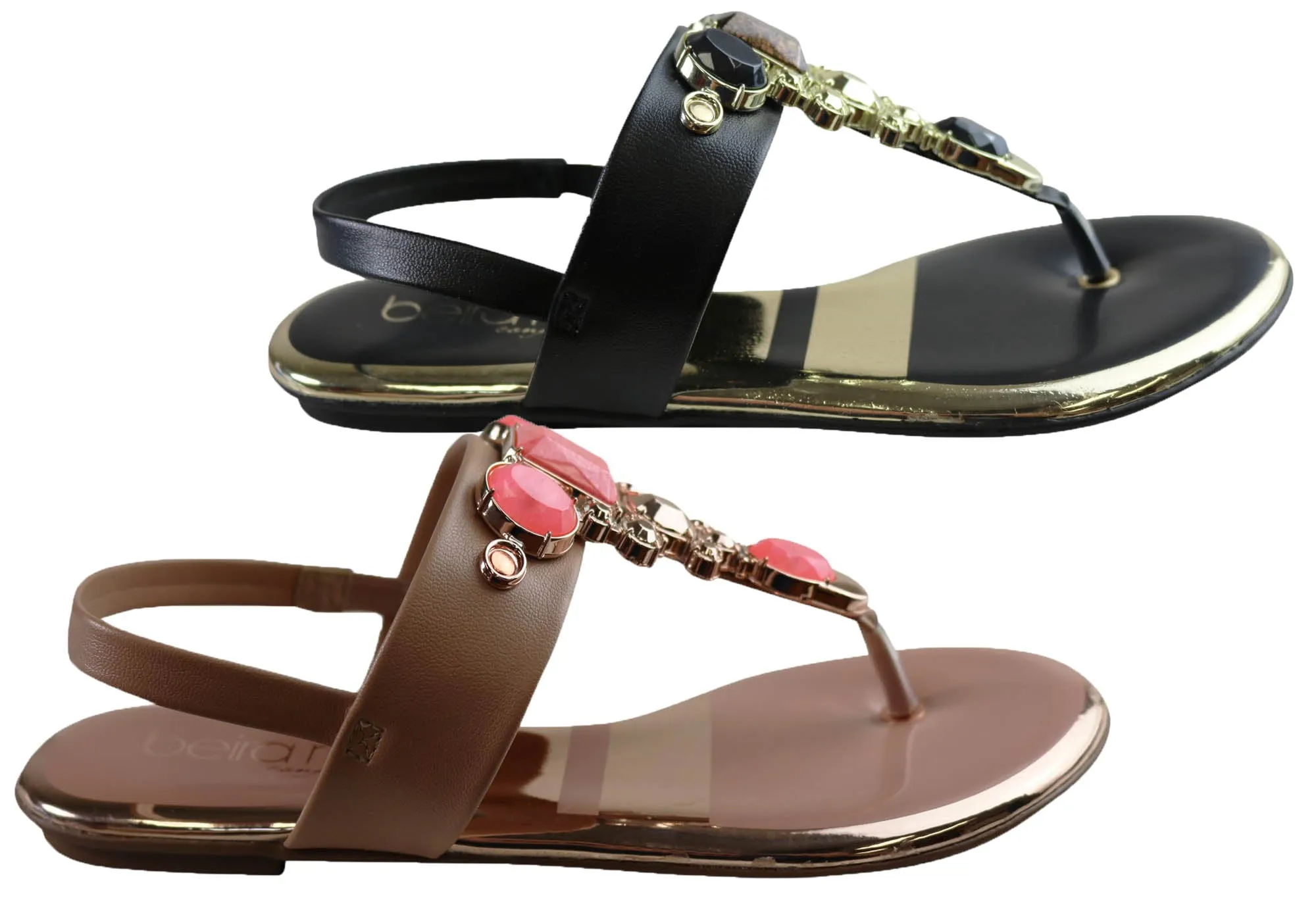 Beira Rio Conforto Priscilla Womens Comfortable Sandals Made In Brazil