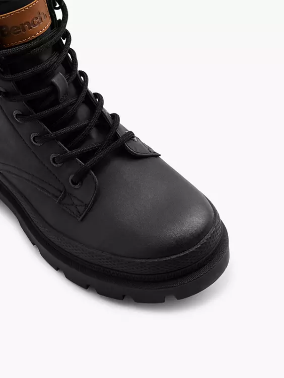 Bench Sustainable  Black Hiker Lace Up Boot