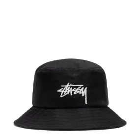 BIG STOCK BUCKET HAT BLACK | Bodega