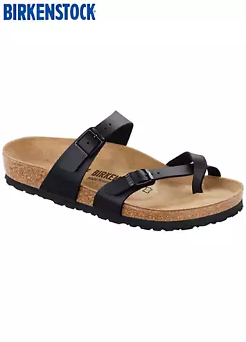 Birkenstock Women’s Mayari Birko-Flor Black Sandals | Grattan