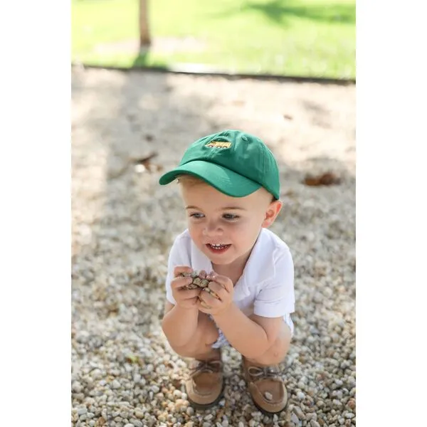 Bits & Bows Dumptruck Baseball Hat, Griffin Green