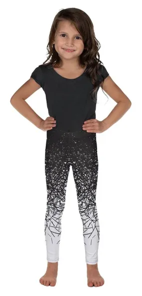 Black & White Ombre Kid's Leggings