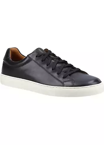 Black Colton Cupsole Trainers by Hush Puppies | Look Again