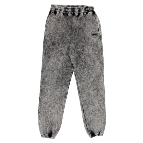 Boiler Room Black Bleached Look Joggers