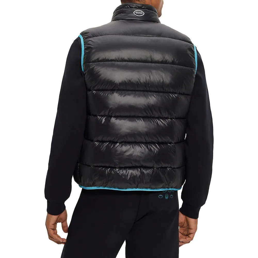 BOSS BOSS x NFL Collaborative Branding Water-Repellent Padded Vest