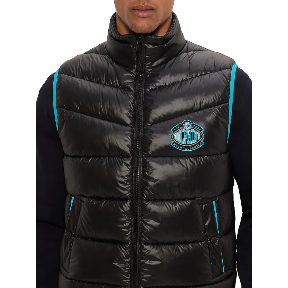 BOSS BOSS x NFL Collaborative Branding Water-Repellent Padded Vest