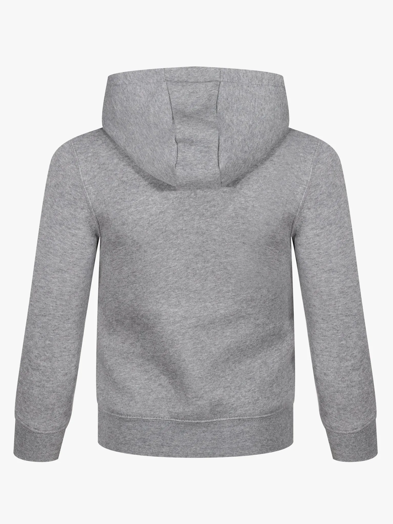 Boy's Double Embroidery Luxe Hoodie - Grey