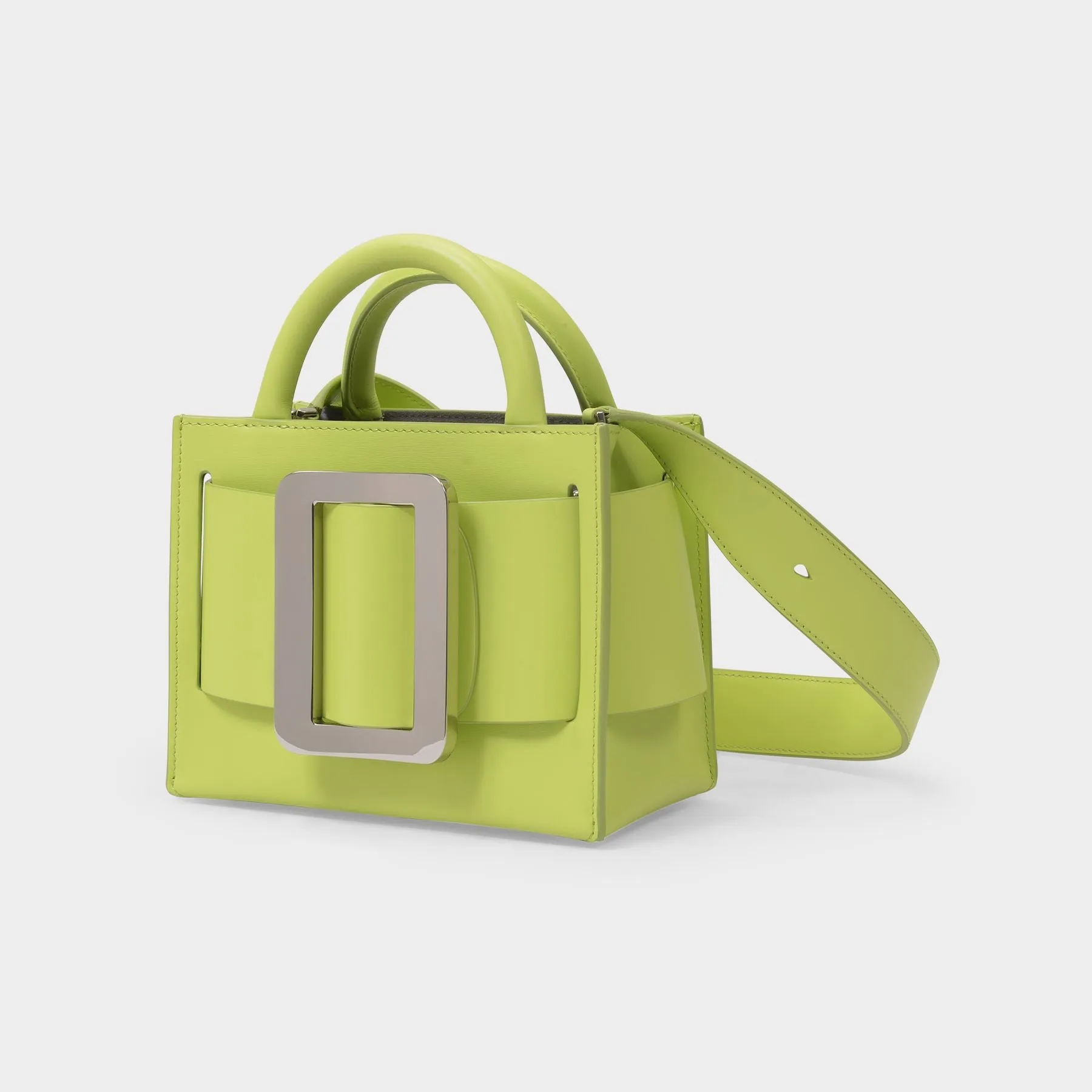 Boyy  Bobby 18 Bag in Green Leather