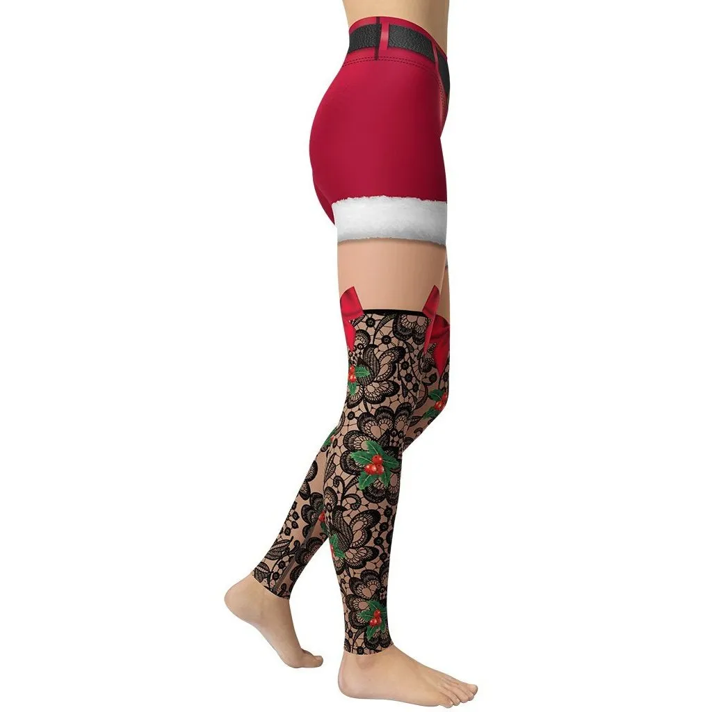 Call me Santa Christmas Yoga Leggings