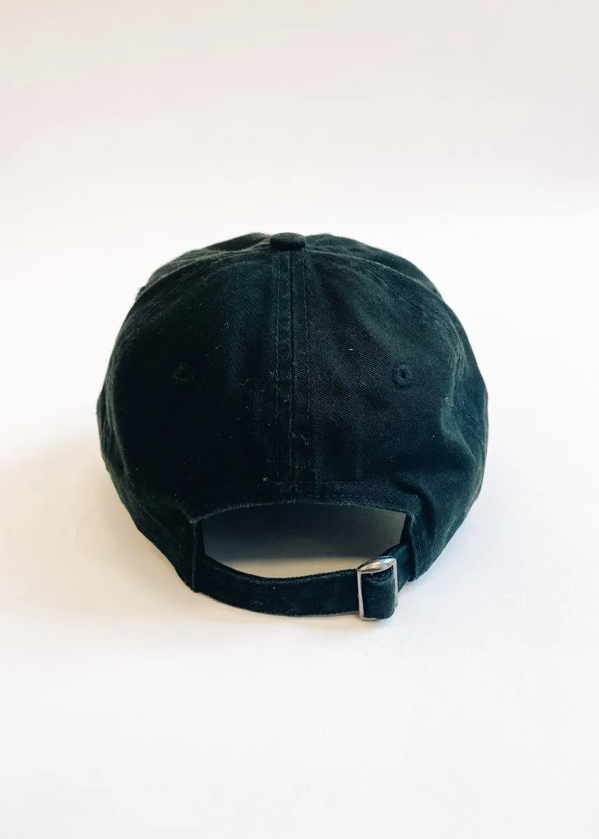 Chi City Cursive Dad Hat - Black