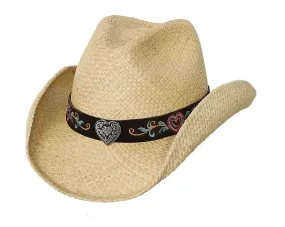 Children's Crazy For You Straw Hat #2605