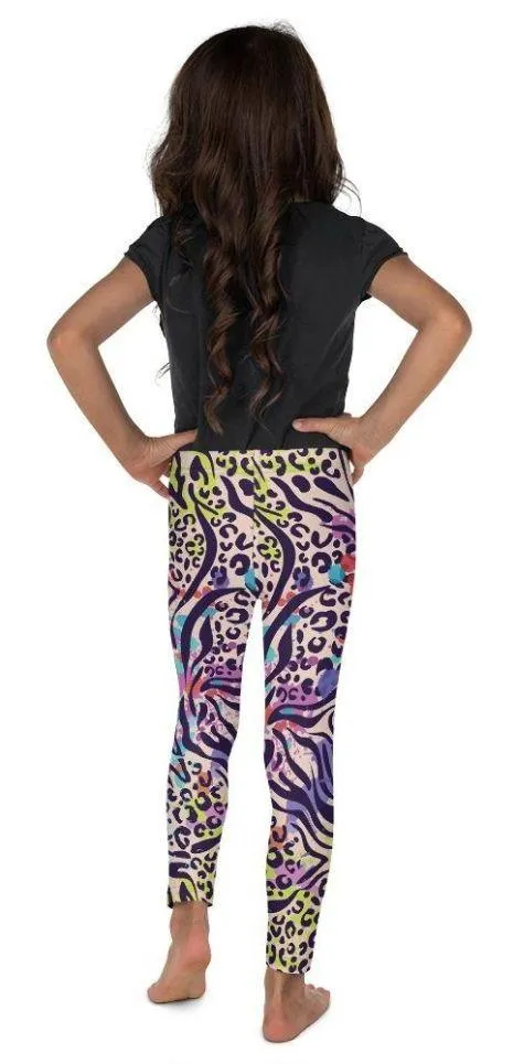 Colorful Animal Print Symbiosis Kid's Leggings