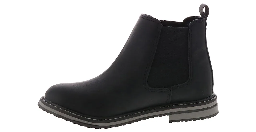 Crevo Blake Youth Kids’ (13-6) Casual Boot-Black