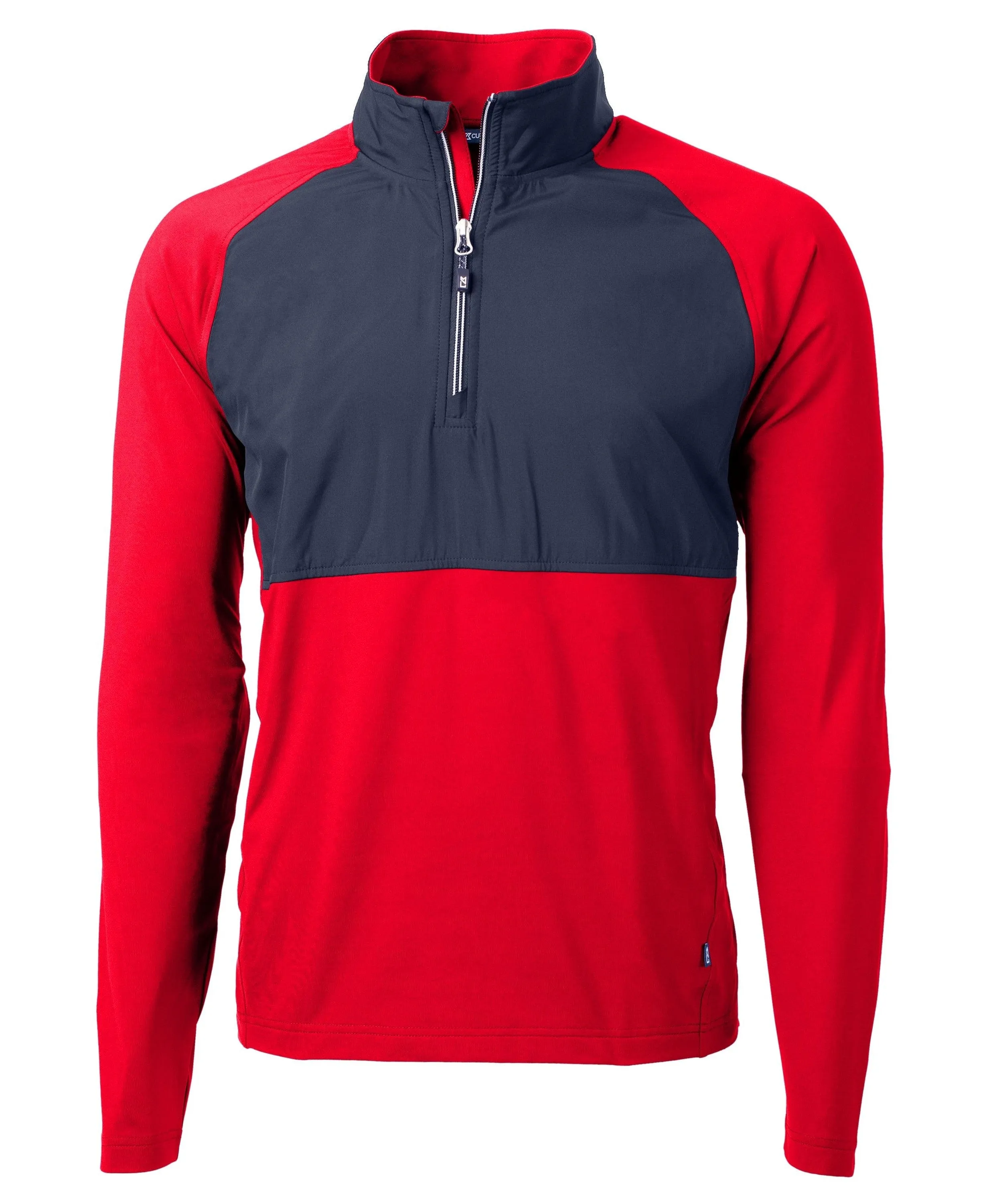 Cutter & Buck - Men's Adapt Eco Knit Hybrid Quarter-Zip Pullover