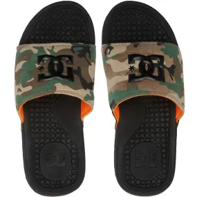 DC Shoes Mens Bolsa Leather Sliders