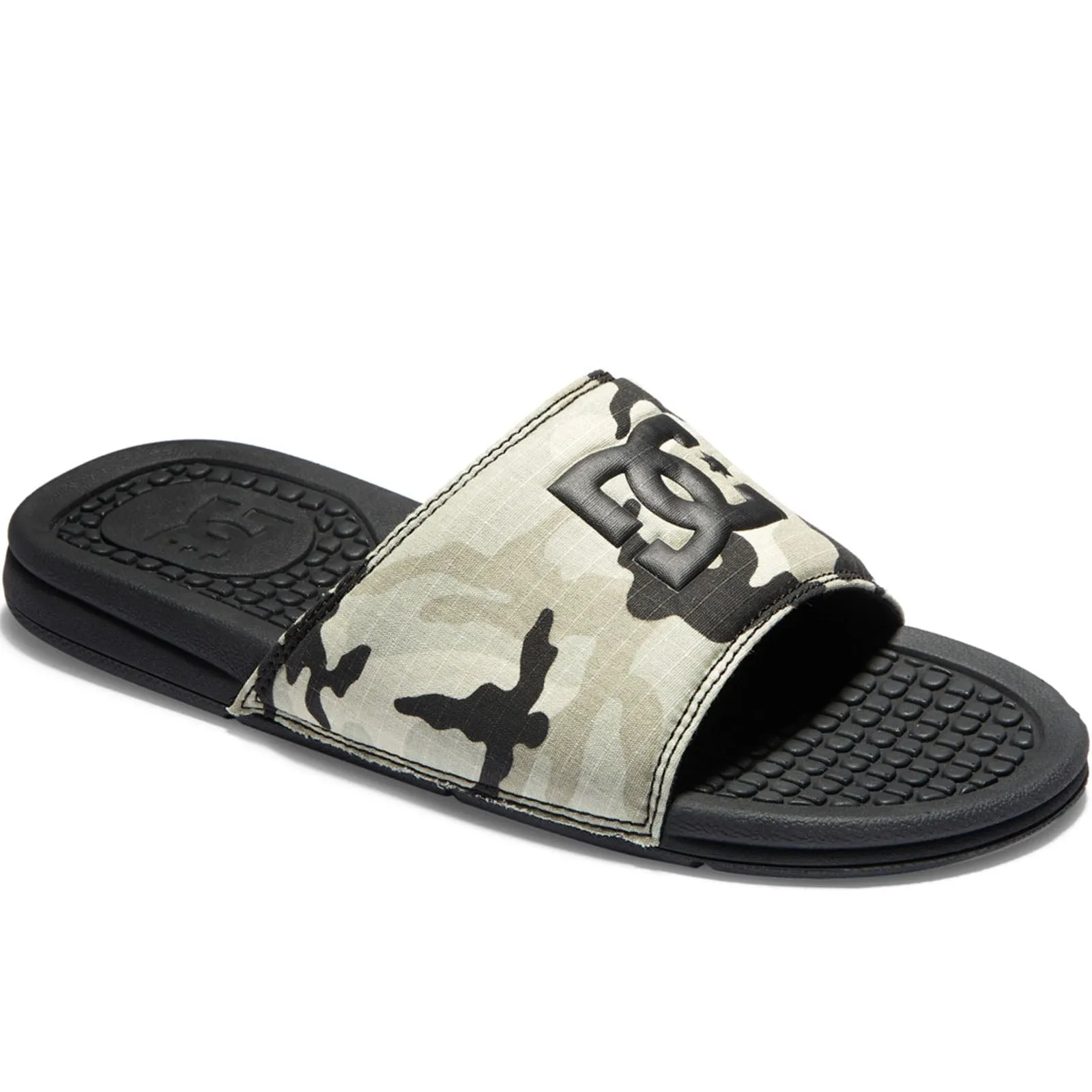 DC Shoes Mens Bolsa Leather Sliders