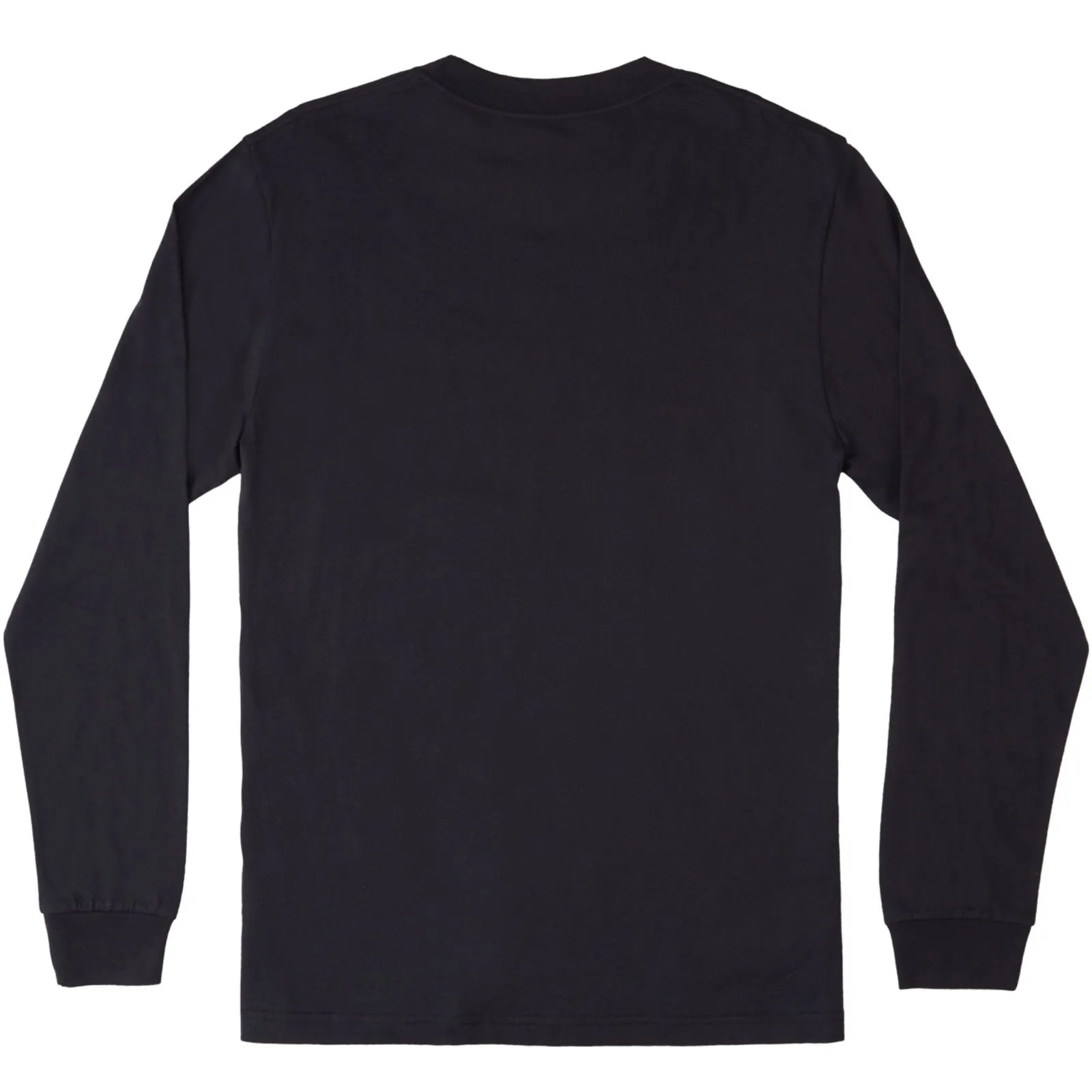 DC Shoes Mens Star Long Sleeve Crew Neck T-Shirt - Black