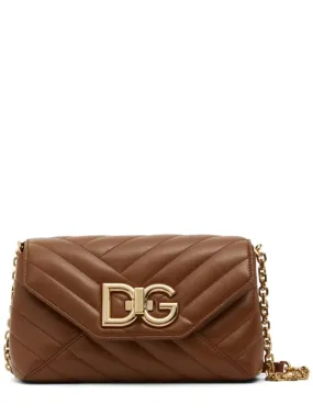 Dolce&Gabbana   Medium quilted leather shoulder bag 