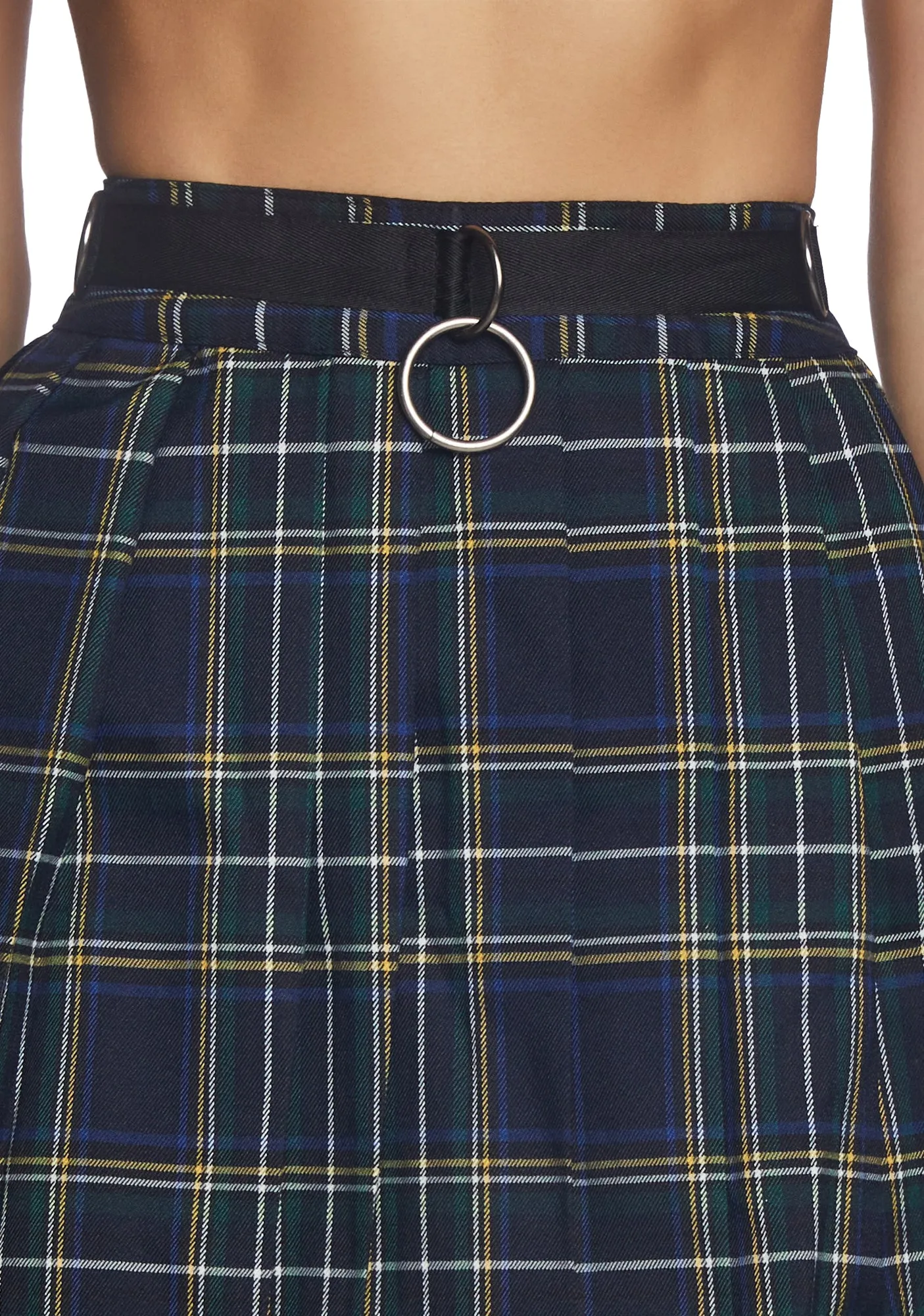 Dress Code Plaid Skirt-