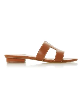 Dune London Loupe Smart Slider Sandals E Fit | Simply Be