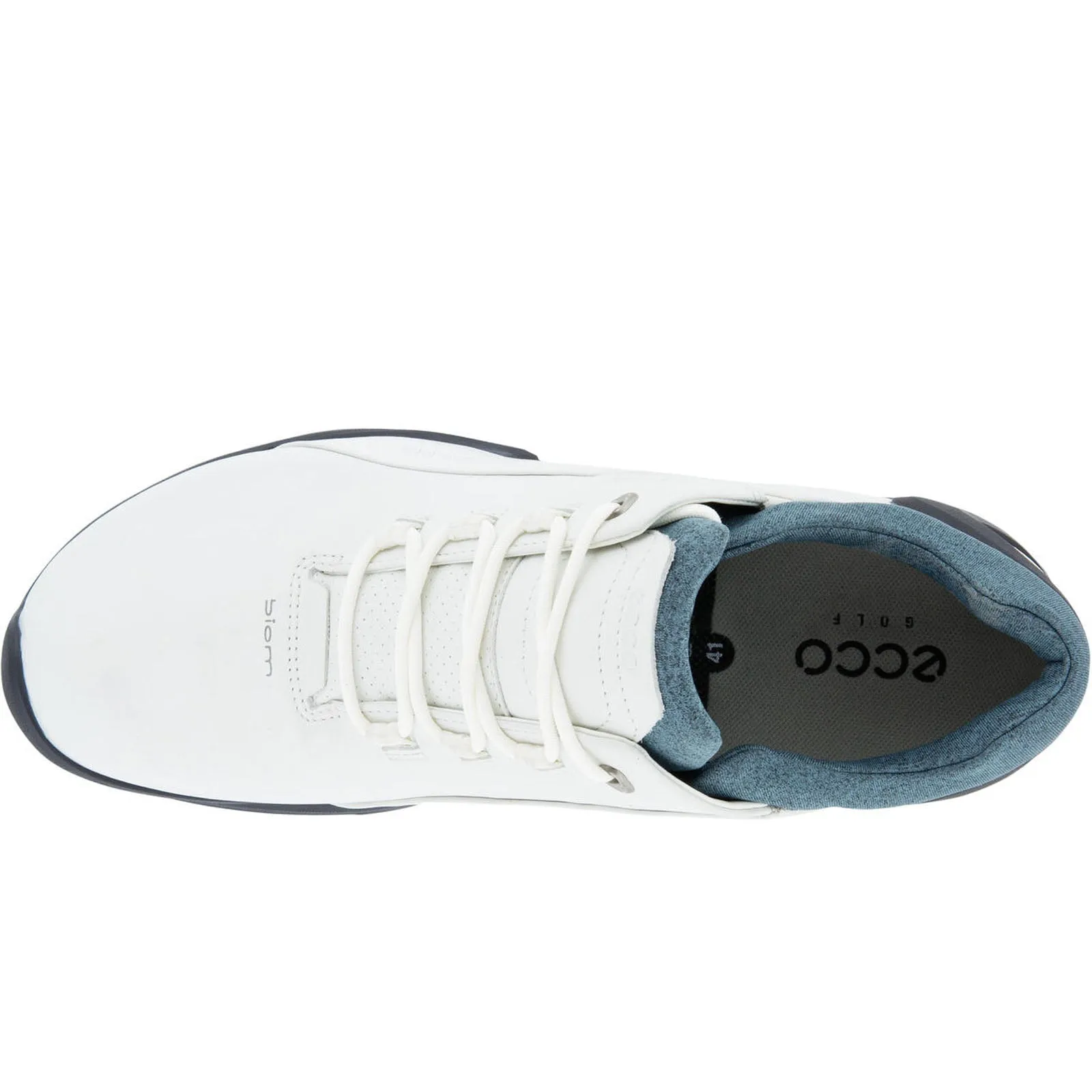 ECCO Mens Biom G 3 GTX Gore-Tex Leather Golf Shoes - White/Trooper