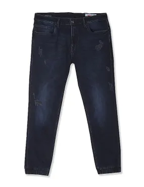 Ed Hardy Mid Waist Dark Wash Jogger Jeans