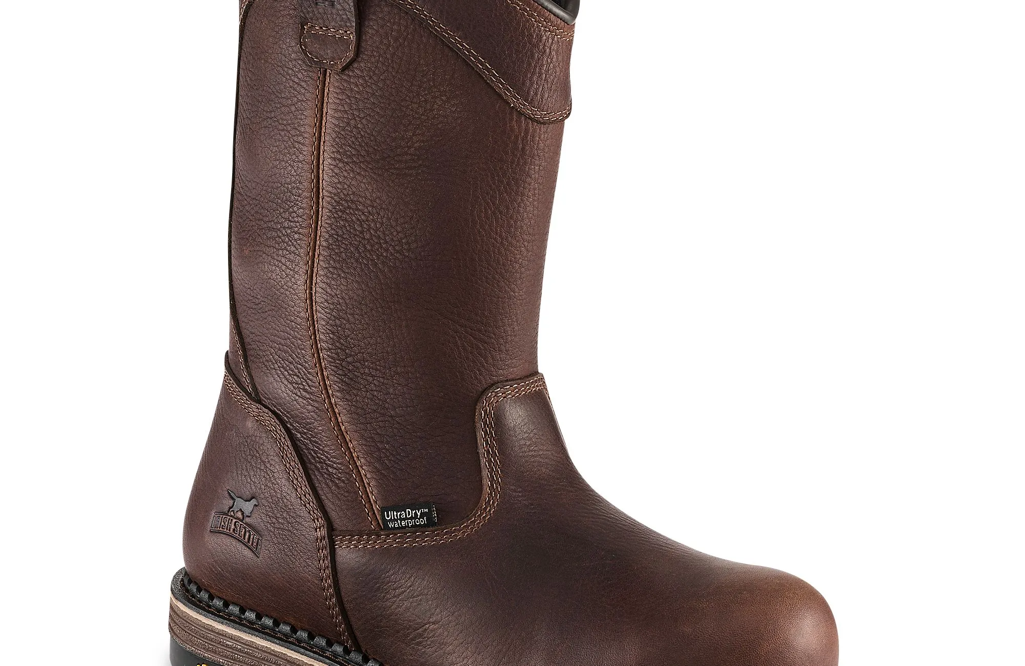 Edgerton  Men's 11-inch Waterproof Leather Safety Toe Pull-On Boot