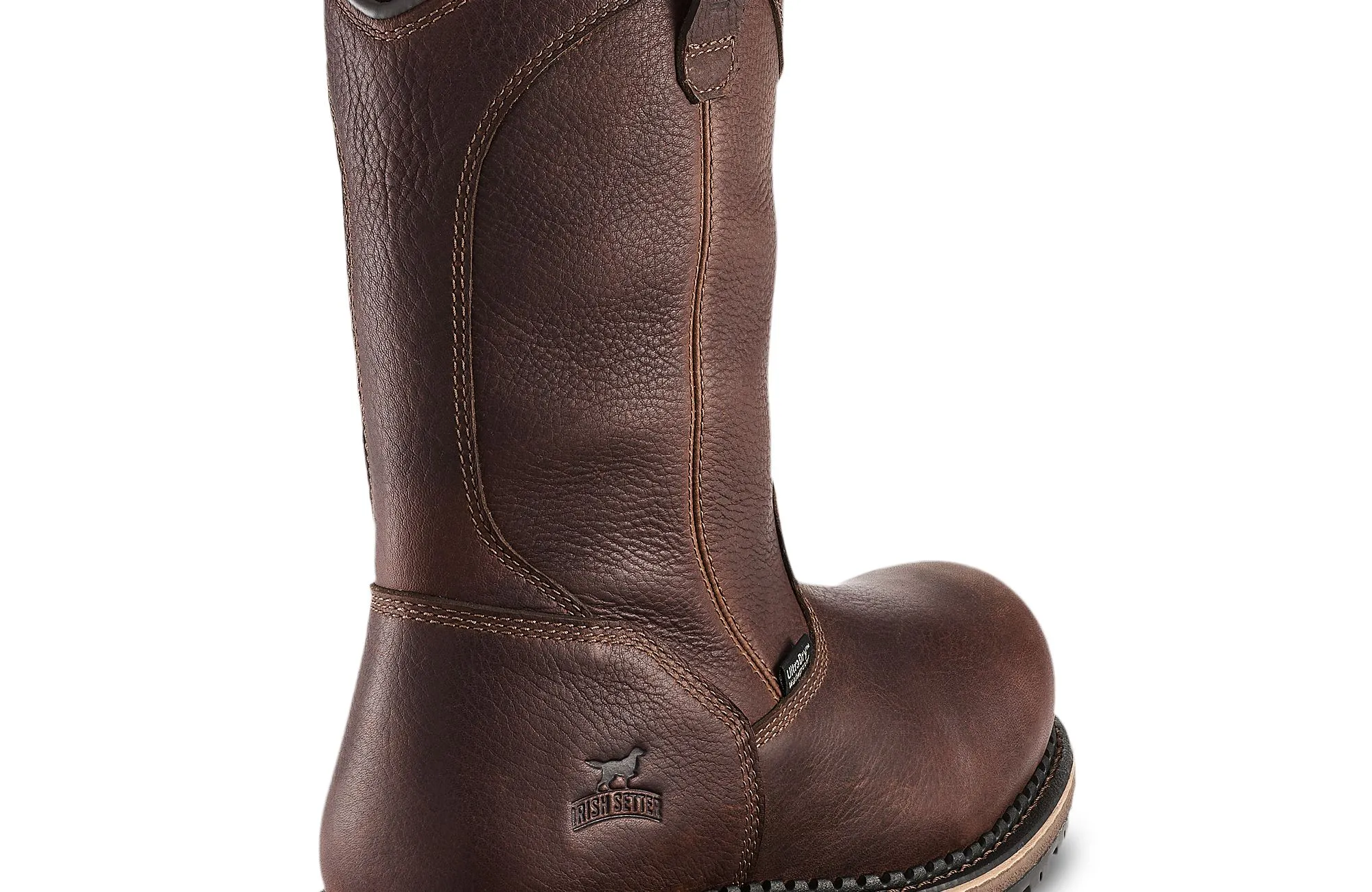 Edgerton  Men's 11-inch Waterproof Leather Safety Toe Pull-On Boot