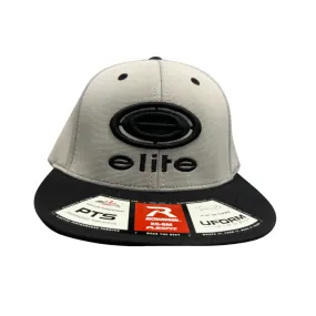 Elite Hat - Grey Black Blackout (Richardson PTS20)