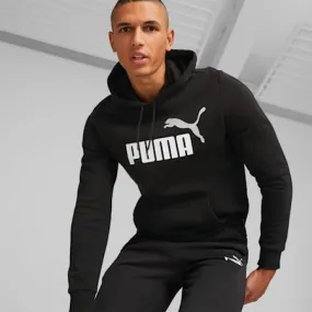 Essentials+ Two-Tone Big Logo Men's Hoodie | PUMA Black-puma white | PUMA Shoes | PUMA 